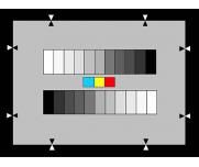 NHK 11阶灰阶(γ＝0.45)附带3彩色测试卡